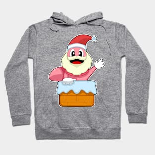 Worm Christmas Santa Claus Hoodie